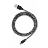 Vcom CU250 Type-C to USB 3m 15W (5V-3A) Örgülü Şarj Kablosu