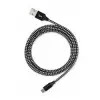 Vcom CU250 Type-C to USB 3m 15W (5V-3A) Örgülü Şarj Kablosu