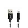 Vcom CU250 Type-C to USB 3m 15W (5V-3A) Örgülü Şarj Kablosu