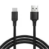 Vcom CU252 Type-C to USB 3m 15W (5V-3A) Örgülü Şarj Kablosu