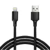 Vcom CU253 Lightning to USB 3m 10W (5V-2A) Örgülü Şarj Kablosu