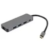 Vcom CU4592 Type-C To HDMI (4K@30Hz)+2-USB A 3.0 (5Gb)+Gigabit LAN+PD 3.0 100W Çoklayıcı (KDO)