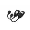 Vcom CU824 USB RJ45 Extender Plastik 45m Uzatıcı (KDO)