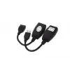 Vcom CU824 USB RJ45 Extender Plastik 45m Uzatıcı (KDO)