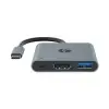 Vcom CUE15 Type-C To Hdmi(4K@60Hz)+Usb3.0+Pd 3.0 100W Çoklayıcı (KDO)