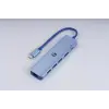 Vcom CUE55 Mavi Type-C To Hdmi(4K@30Hz)+Gigabit LAN+Usb3.0+Pd 3.0 100W Çoklayıcı (KDO)
