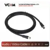 Vcom CV602-B 5mt Analog Siyah Tv Uzatma (KDO)