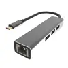 Vcom DH311A Type-C To USB3.0-3+RJ45 Çoklayıcı (KDO)