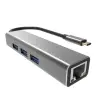 Vcom DH311A Type-C To USB3.0-3+RJ45 Çoklayıcı (KDO)
