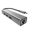 Vcom DH311A Type-C To USB3.0-3+RJ45 Çoklayıcı (KDO)