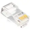 Vcom NM006 100lü Plastik RJ45 8P8C Cat6-UTP-RJ45-3u Konnektör (KDO)