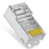Vcom NM026 100lü Metal RJ45 8P8C Cat6-UTP-RJ45-3u Konnektör (KDO)