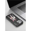 Venco  İphone 15 Pro Max Perma Desenli Kapak - Siyah