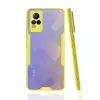 Vivo V21e Kılıf Platin Silikon - Sarı