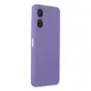 Vivo Y16 Kılıf First Silikon - Lila