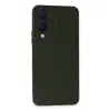 Vivo Y17s Kılıf Nano İçi Kadife Silikon - Koyu Yeşil