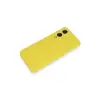 Vivo Y17s Kılıf Nano İçi Kadife Silikon - Sarı