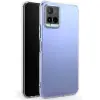 Vivo Y21s Kılıf Lüx Şeffaf Silikon