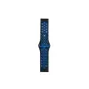 Watch 22mm Spor Delikli Kordon - Siyah-mavi