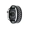 Watch 38mm Ayarlı Delikli Silikon Kordon - Siyah-gri