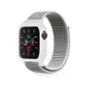 Watch 38mm Hasırlı Cırtcırtlı Kasalı Kordon - Beyaz