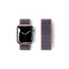 Watch 42mm Hasırlı Cırtcırtlı Kordon - Pembe