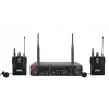 Wöller FX-700YY UHF Çift Kanallı Led Ekran 2li Kablosuz Yaka Mikrofonu