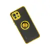 Xiaomi Mi 11 Lite Kılıf Montreal Yüzüklü Silikon Kapak - Sarı