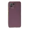 Xiaomi Mi 11 Lite Kılıf Volet Silikon - Mor