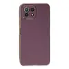Xiaomi Mi 11 Lite Kılıf Volet Silikon - Mor