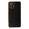 Xiaomi Mi 11 Lite Kılıf Volet Silikon - Siyah