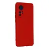 Xiaomi Mi 12 Kılıf Nano İçi Kadife Silikon - Kırmızı