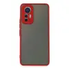 Xiaomi Mi 12 Lite Kılıf Montreal Silikon Kapak - Kırmızı