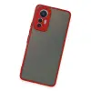 Xiaomi Mi 12 Lite Kılıf Montreal Silikon Kapak - Kırmızı