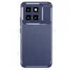 Xiaomi Mi 14t Kılıf Auto Focus Karbon Kapak - Lacivert