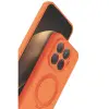 Xiaomi Mi 15t Pro Regal Magsafe Standlı Kapak - Turuncu