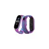 Xiaomi Mi Band 4 Spor Delikli Kordon - Mor-mavi