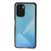 Xiaomi Poco F3 Kılıf Miami Şeffaf Silikon - Siyah