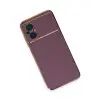 Xiaomi Poco M5 Kılıf Volet Silikon - Mor