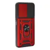 Xiaomi Poco X3 Gt Kılıf Pars Lens Yüzüklü Silikon - Kırmızı