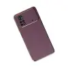 Xiaomi Poco X4 Pro 5g Kılıf Volet Silikon - Mor