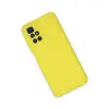 Xiaomi Redmi 10 2022 Kılıf Nano İçi Kadife Silikon - Sarı