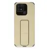 Xiaomi Redmi 10c Kılıf Mega Standlı Silikon - Gold