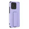 Xiaomi Redmi 10c Kılıf Mega Standlı Silikon - Lila