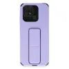 Xiaomi Redmi 10c Kılıf Mega Standlı Silikon - Lila