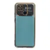 Xiaomi Redmi 10c Kılıf Razer Lensli Silikon - Gold