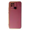 Xiaomi Redmi 10c Kılıf Volet Silikon - Kırmızı
