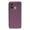 Xiaomi Redmi 12c Kılıf Volet Silikon - Mor