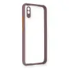 Xiaomi Redmi 9a Kılıf Miami Şeffaf Silikon - Açık Mor