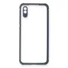 Xiaomi Redmi 9a Kılıf Miami Şeffaf Silikon - Gri